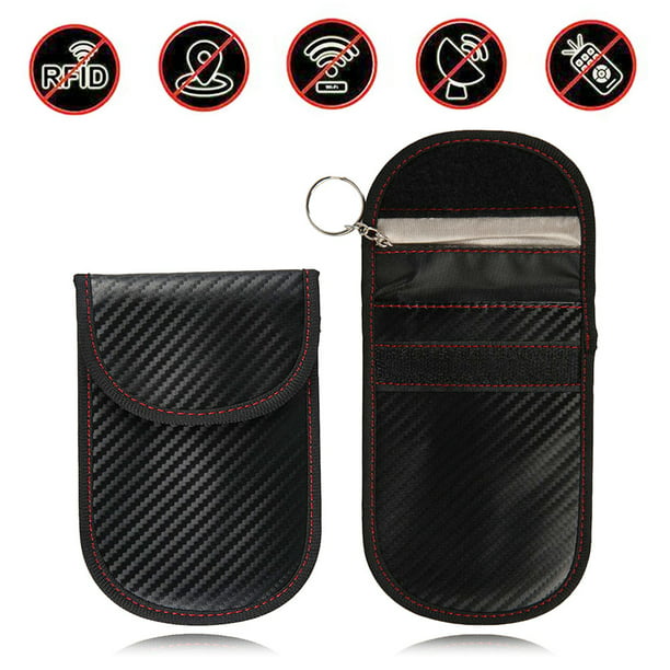 Faraday Bag Car Key Signal Blocker Keyless Entry Pouch Security FOB Case Large